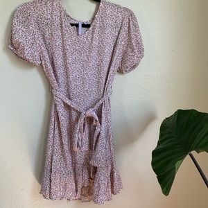 Mini Floral Princess Sleeve Dress